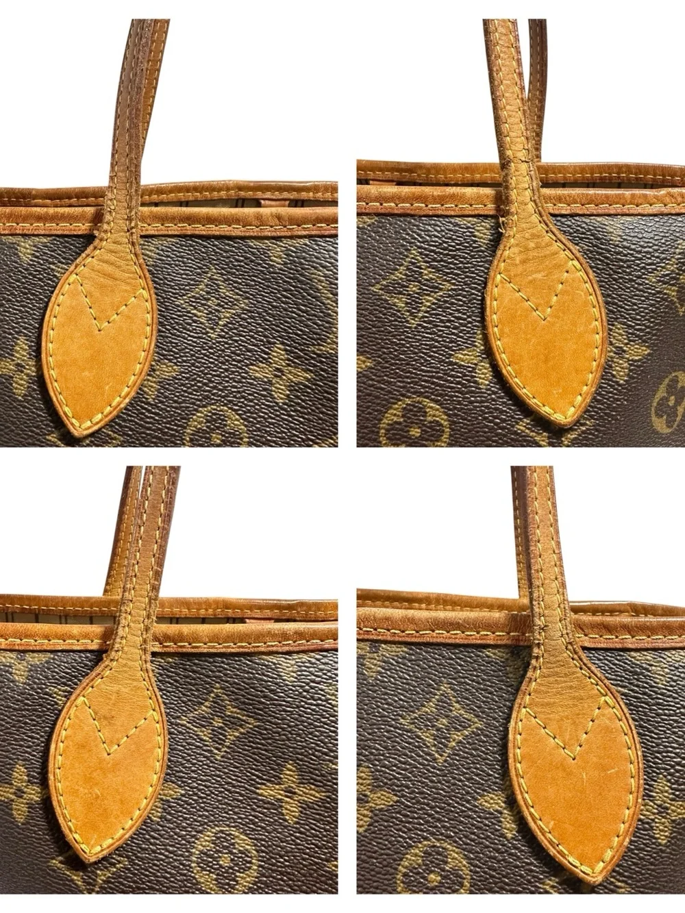 Louis Vuitton Monogram & Vachetta Neverfull PM Tote Bag